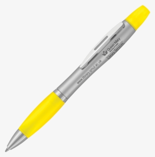 Curvy Duo Pen - Yellow Logo Contour Max Ballpen