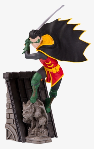 71" Dc Comics Statue Robin Bat Family - Robin