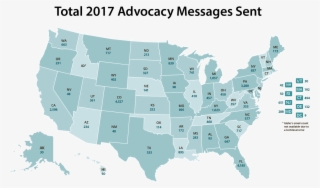 Summer Lobby Week Graphic Detailing Messages By State - Smoke Free State