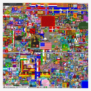 Made A 1920 X 1080 Version Of The - Reddit R Place