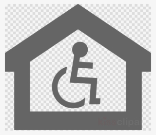 Logo Handicap House Clipart National Handicap Housing - Red Ribbon Christmas Png