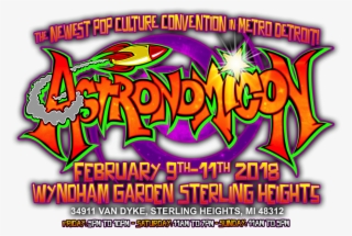 The Inaugural Astronomicon Pop Culture Convention Will - Graphic Design