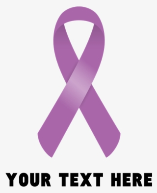 Purple Awareness Ribbon Customized Banner - Purple Awareness Ribbon Customized Throw Blanket