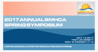 The Suncoast Mental Health Counselors Association Would - Gadsden City Titans