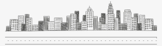 Skyline Clipart Bangalore - City Line Art Png