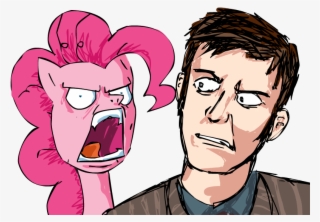 Artist-arehamish Doctor Who Forever Pinkie Pie Tenth - Cartoon