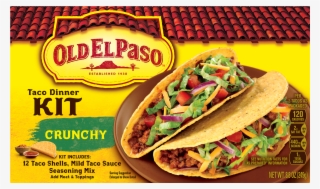 Old El Paso Taco Dinner Kit Oz Box Png Broken Taco - Old El Paso Taco Dinner Kit 8.8 Oz