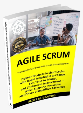 Softcover Png V180210 300dpi 3 8 Mb - Agile Scrum: Your Quick Start Guide With Step-by-step