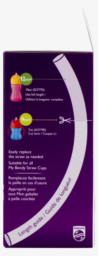 Philips Avent My Bendy Straw Replacement Straws, 2pk,
