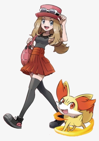 Resized To 76% Of Original - Serena Y Su Pokemon