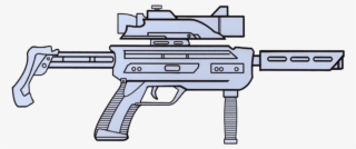 Ok-98 Blaster Carbine - Star Wars Gun Drawing