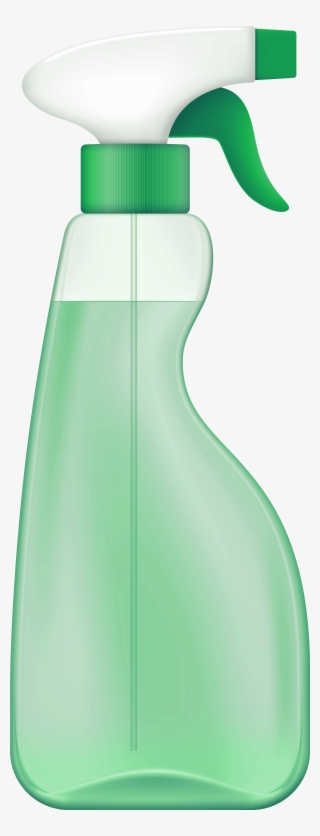 Green Spray Cleaner Png Clip Art - Clip Art