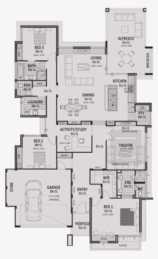 Ariba - 17m Wide House Designs
