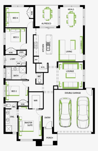 Fairview 24 Floorplan - House