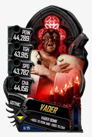 Ultrarare Supercard Vader S4 20 Goliath Ringdom - Wwe Supercard Rey Mysterio