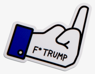 Facebook Trump Sticker Animation - Electric Blue