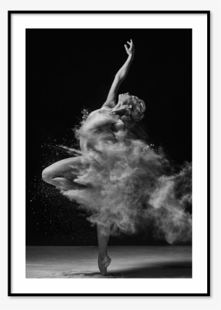 Gravity Prints - Unusual Black And White Ballet Dancer