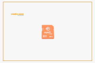 Eyefi Wifi 8gb Sd-card, Orange, Transparent - Eye-fi