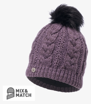 Buff Daily Darla Primaloft Knitted Beanie Bobble Hat