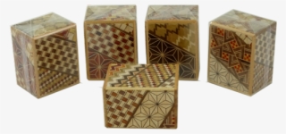 Japanese Puzzle Box 2 Sun 7 Step - Puzzle Box