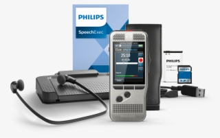 Pocketmemo Dictation And Transcription Set - Philips Dpm 7700