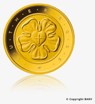 50 Euro Gold Coin "lutherrose" - Euro Gold