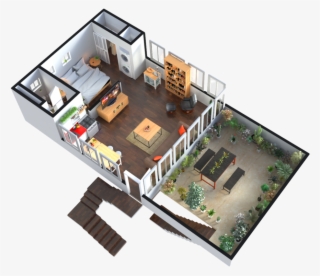 Residential House 3d Floor Plans Renderings - 3d Floor Plan Rayvat Engineering