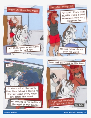 Xmas With Dick Cheney - Comic Book