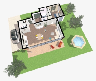 3d Floor Plan Made On Space Designer 3d - 3d Floor Plan
