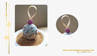 Cup Cake De Navidad, Hecho A Mano, Con Polvo De Escarcha, - Cupcake