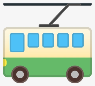 Download Svg Download Png - Trolleybus Emoji