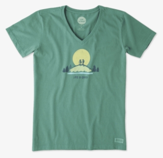 Shop Women's Vista Hike Crusher Vee's At The Official - Life Is Good Women's Vista Hike Crusher Vee