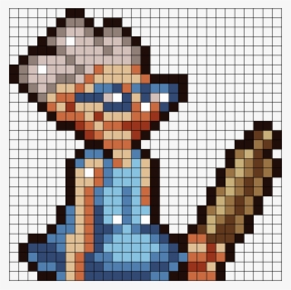 Cookie Clicker Grandma Perler Bead Pattern / Bead Sprite
