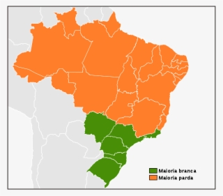 Demography - População Branca No Brasil