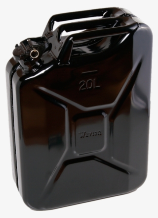 Wavian Jerry Can W/spout & Spout Adapter, Black,