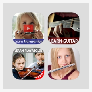 Learn Music Instruments Bundle Kit - Niños Tocando Violin