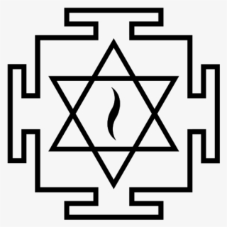Ouroboros Free Yantra Self R - Hexagram In A Circle
