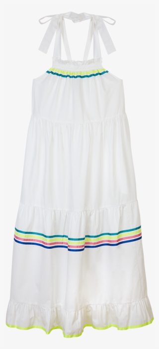 Model Imagess19styledwith Organza Panel Embroidered - Day Dress