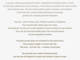 Long Ago, A Land Hung Amongst The Clouds, Suspended