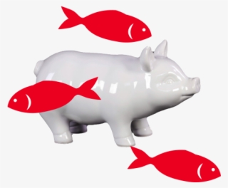 The Menu Features More Than 60 Dishes, Offering A Variety - Urban Trends Collection Small White Ceramic Pig