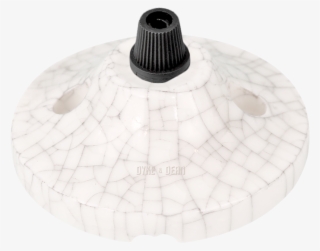 Mini Crackle Glaze Ceramic Ceiling Rose - Ceramic