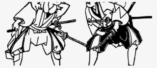 Samurai Clipart Swordsman - Two Samurai - Ultra Soft Shirt, 25 Colors