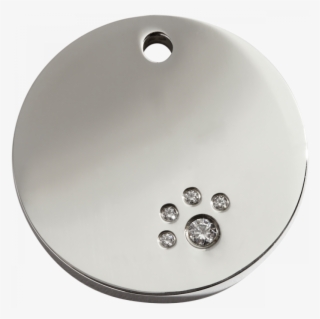 Red Dingo Diamante Stainless Steel Dog Tag