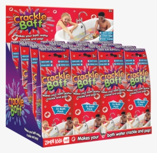 Crackle Baff And Baff Blasts - (6 Bath Pack) Crackle Baff | Kids' Crackling Bath Dust