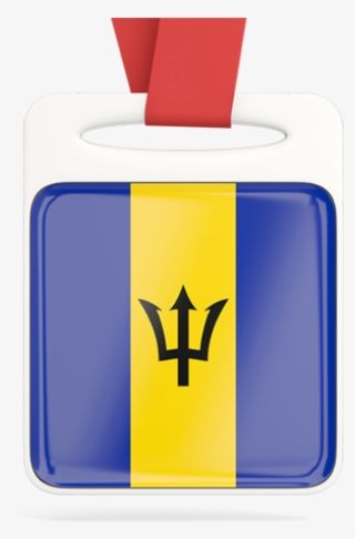 Illustration Of Flag Of Barbados - Democratic Republic Of Triton Sticker
