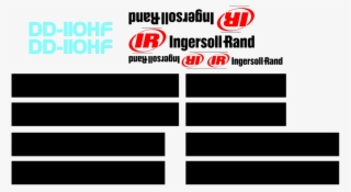 Ingersoll Rand Dd110hf Decal Set