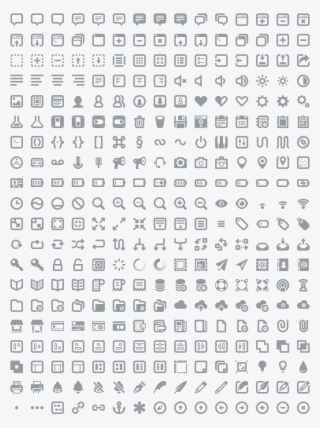 A Free Set Of 300 Icons Designed For Websites And Ui - Icons Pack Software Development