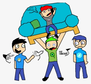 Mark, Dantdm, Jack, And Thinknoodles Party - Kids Dice King