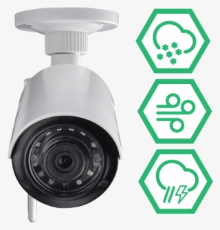 Weatherproof Wireless Cameras - Lorex By Flir True Hd 1080p Wrls Security Cam W/nv,