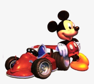 Mickey Clipart Race Car - Mickey Speedway Usa Kart